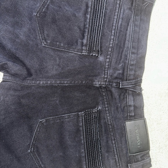 Southpole Distressed Black Jeans RN 82628  Men's 36x32 Y2K VTG, Moto Streetwear - Picture 3 of 7